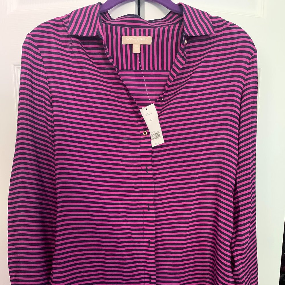 Summer Polo Banana Republic Stripped